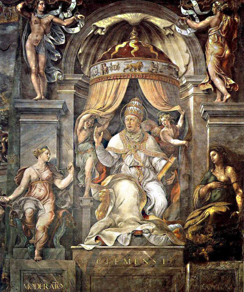 clement I with the features of leo X